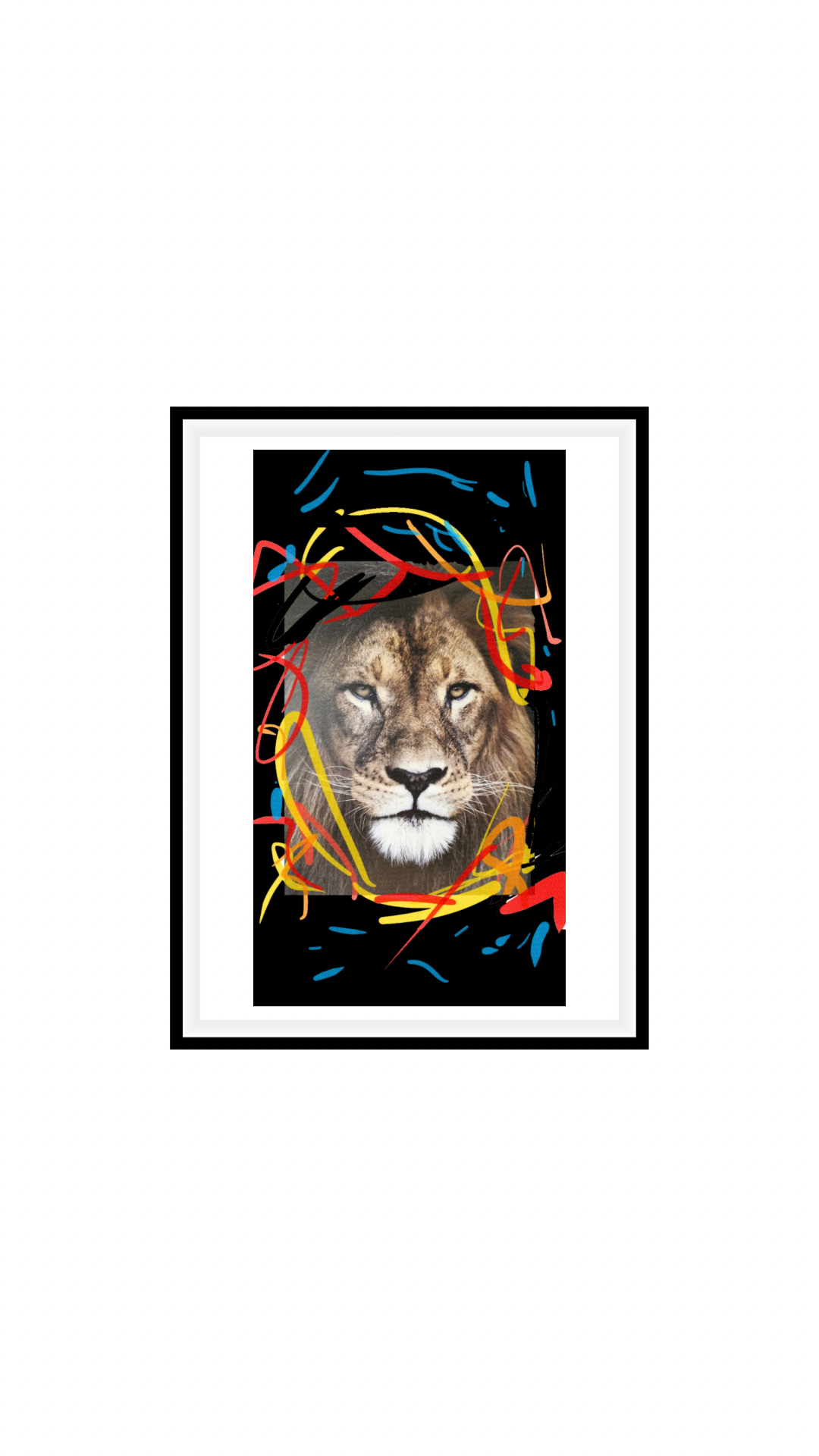 Abstract Lion